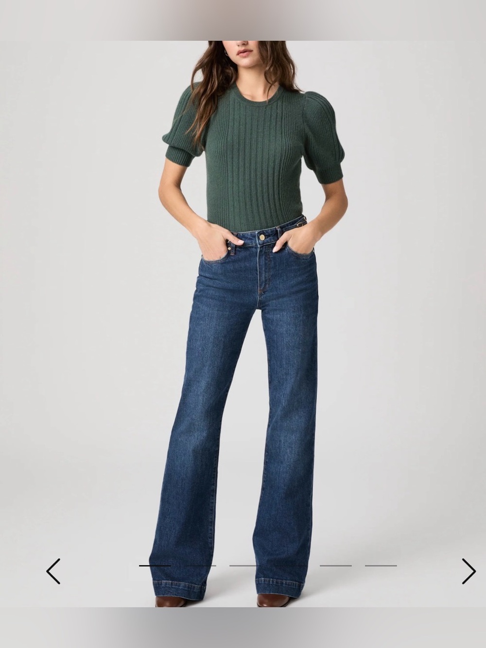 Paige Denim
Leenah Wide Leg Jean Buckles Technique. New with tag .